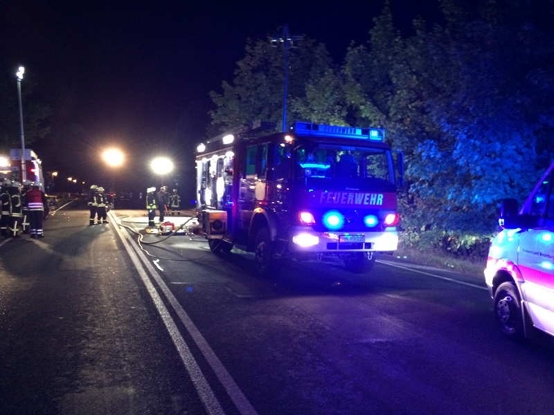 Einsatz 01.10.2016 - TH VU eingeklemmte Person