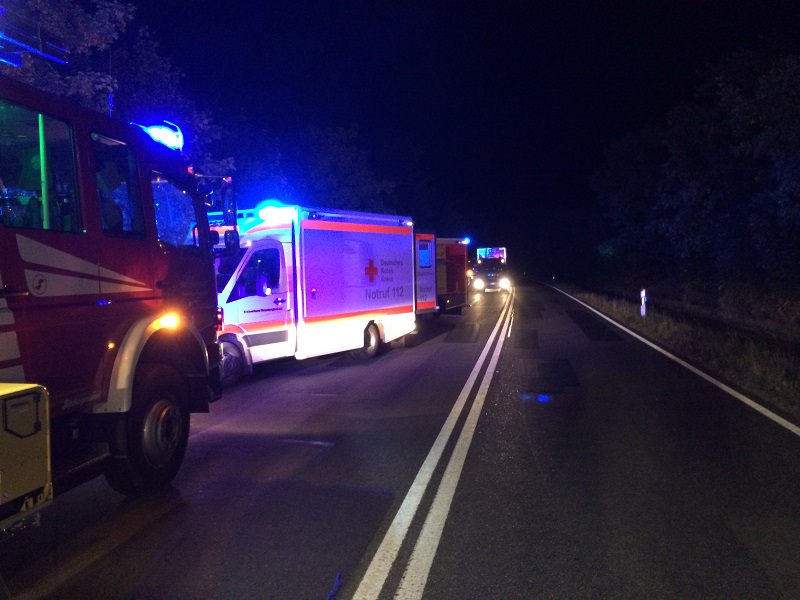 Einsatz 01.10.2016 - TH VU eingeklemmte Person