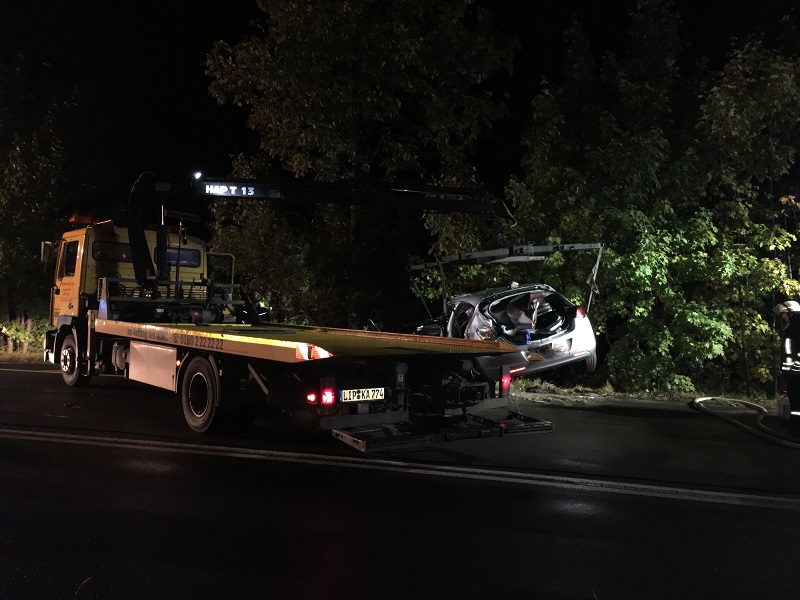 Einsatz 01.10.2016 - TH VU eingeklemmte Person