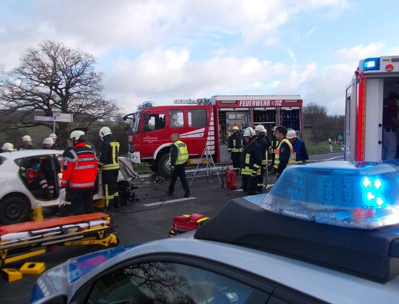 Einsatz 09.11.2015 - TH VU eingeklemmte Person