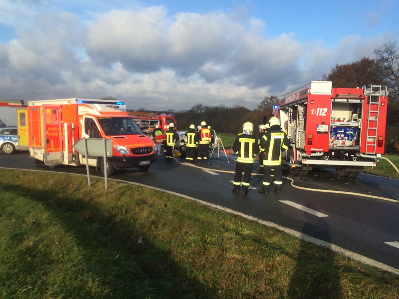 Einsatz 09.11.2015 - TH VU eingeklemmte Person