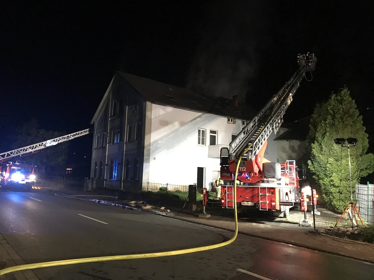 Einsatz 29.09.2017 - FEU Dachstuhl